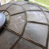 Art Nouveau mother-of-pearl pendant lamp