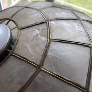 Art Nouveau mother-of-pearl pendant lamp