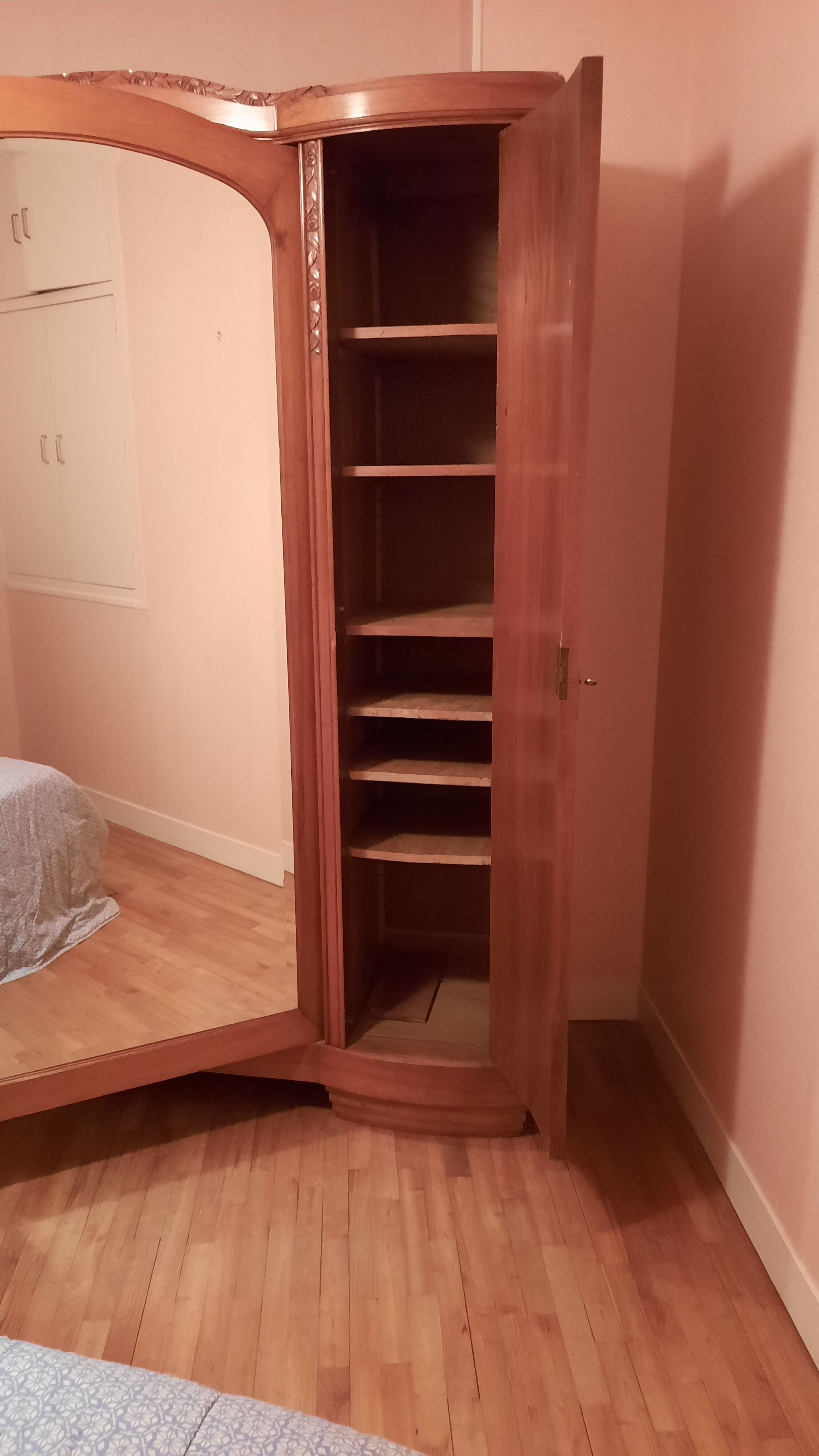 Art deco style wardrobe