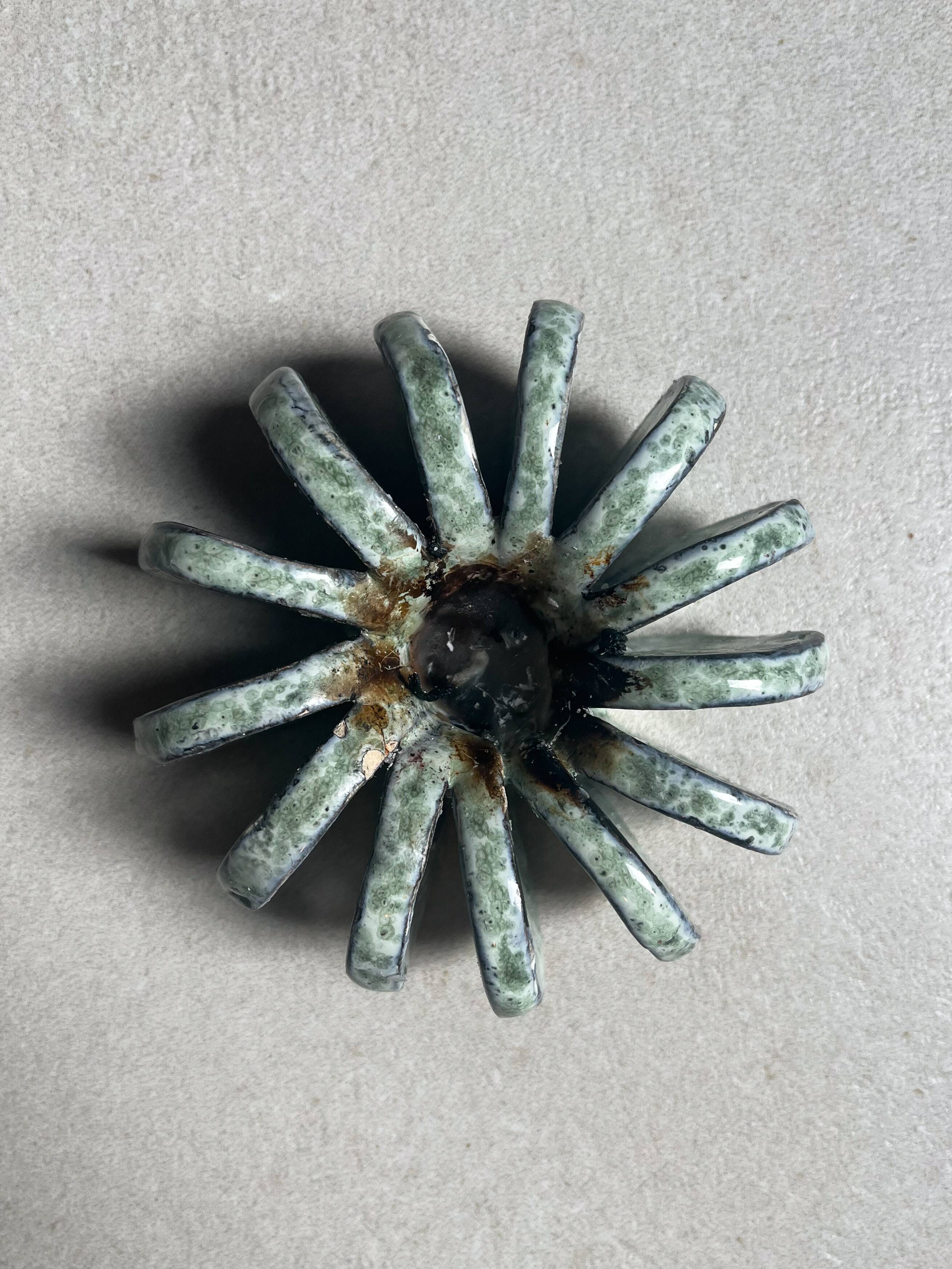 Small ceramic candle holder