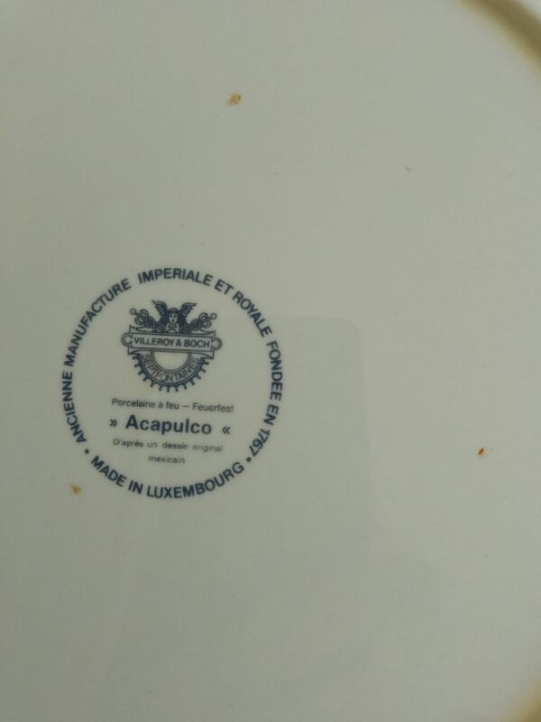 Assiettes Acapulco