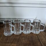 Verres à liqueur en forme de choppe