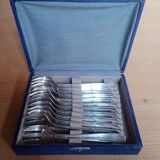 Fronnet 12 Silver-plated art deco oyster forks