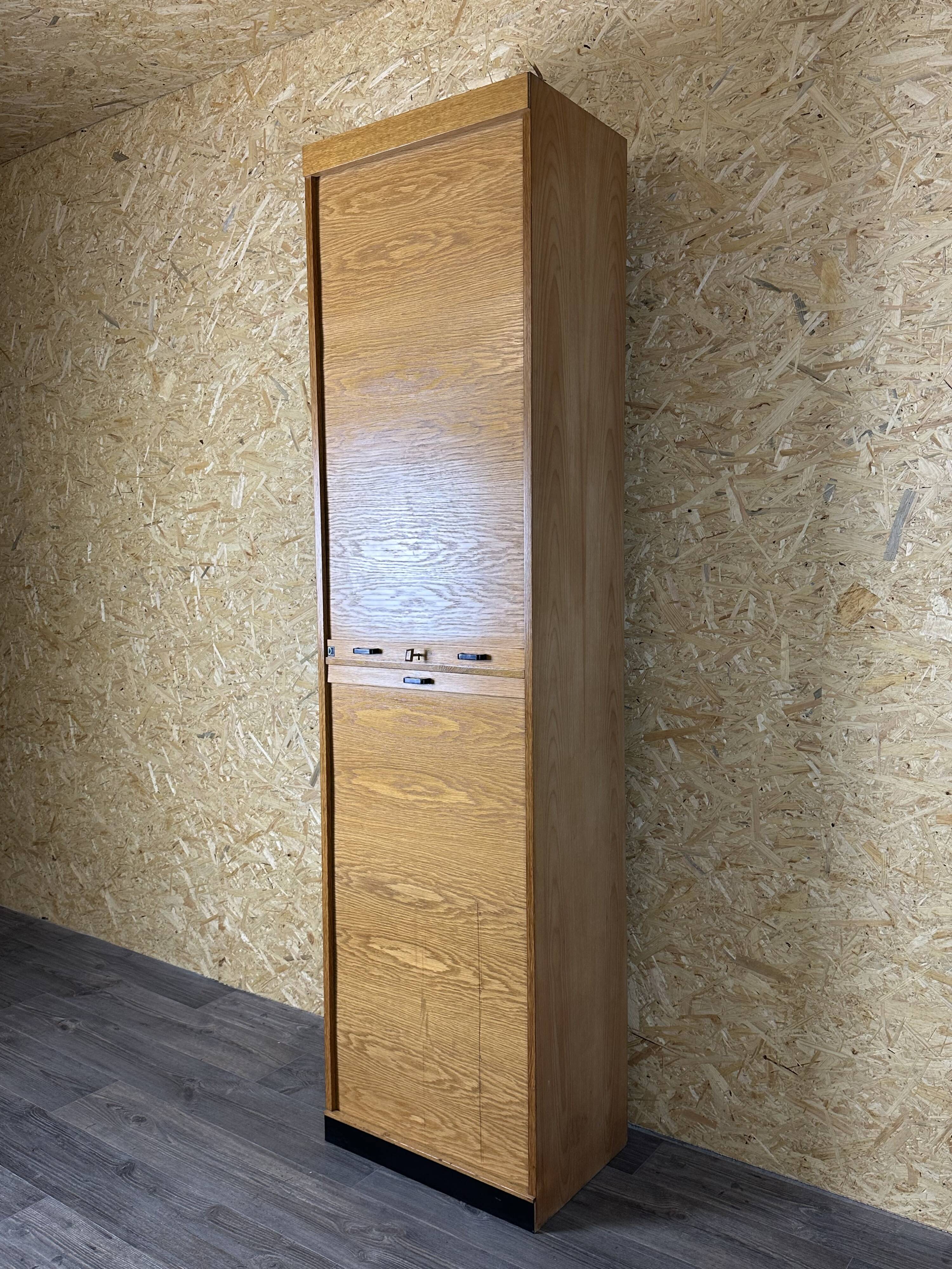 50s 60s roller shutter cabinet office cabinet filing cabinet mid century design