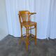 Vintage Bentwood Bar Chair with Armrests, Mid-Century Pub Stool Thonet styl