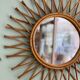 Old rattan mirror