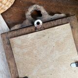 antique carved wooden photo frame
