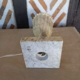 Alabaster baluster lamp foot