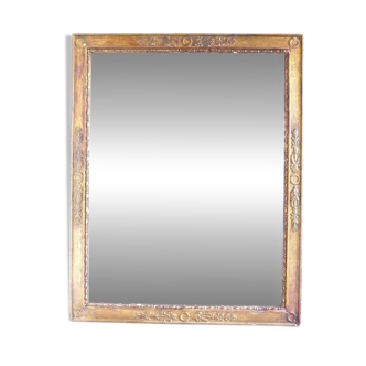 Old wooden frame with carved friezes