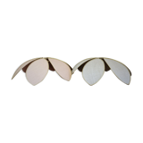 Set of 2 flower suspensions with petals