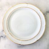 Set of 11 porcelain dessert plates