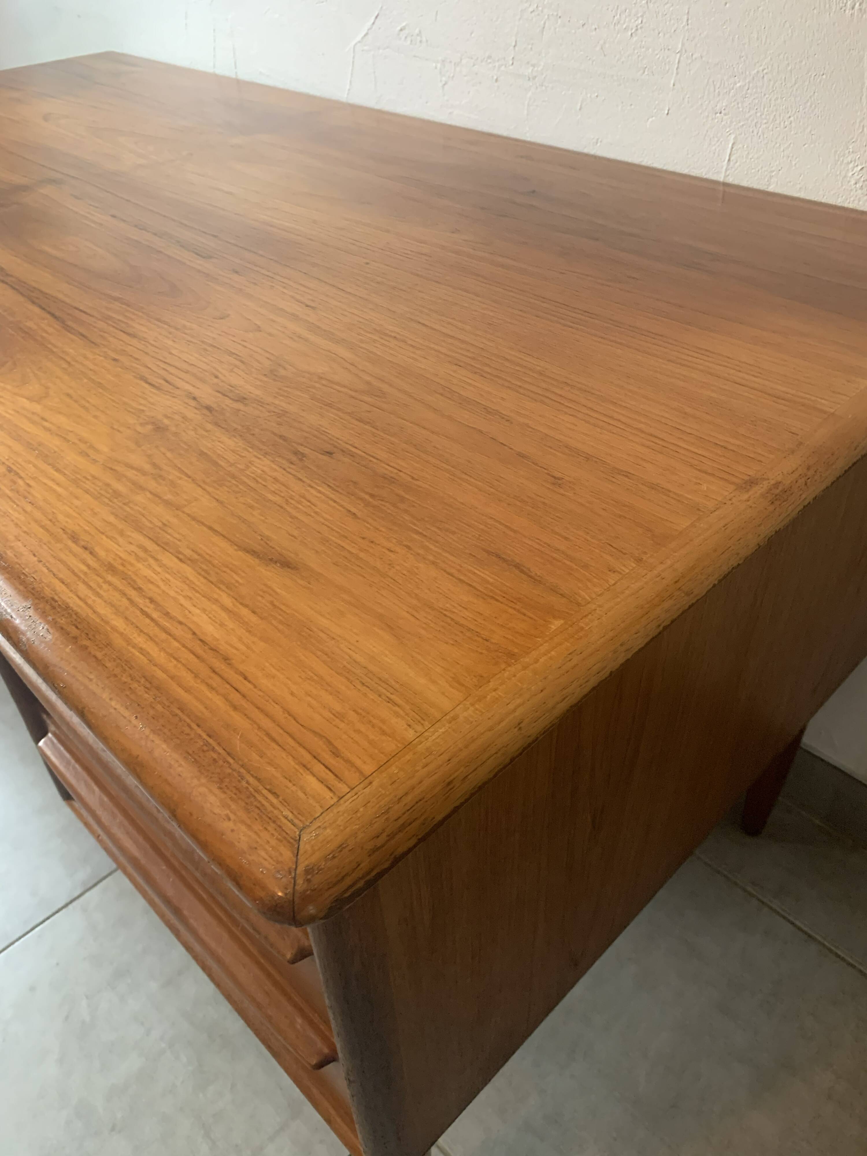 Danish Falster Teak Desk by Svend Madsen, 1960s