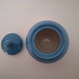 Ceramic pot / Sugar bowl / Blue sweet jar