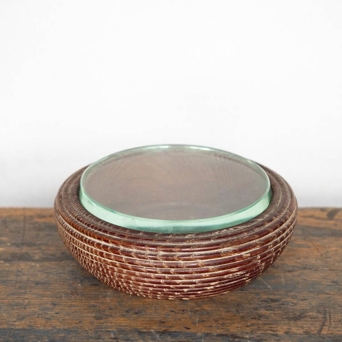 Wood and glass box by Pietro Chiesa for Fontana Arte, 1940s.