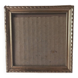Square golden photo frame