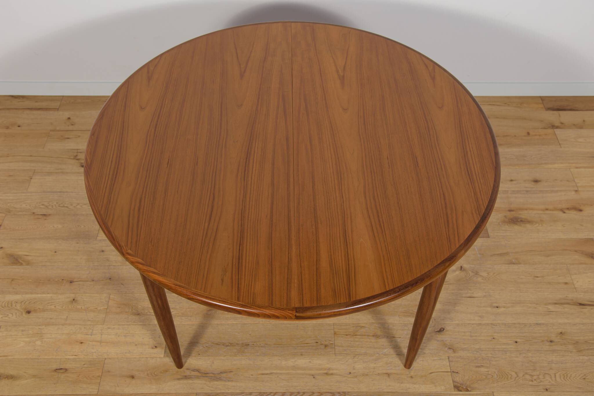 Mid-Century Teak Round Fresco Dining Table from G-Plan, United Knigdom.