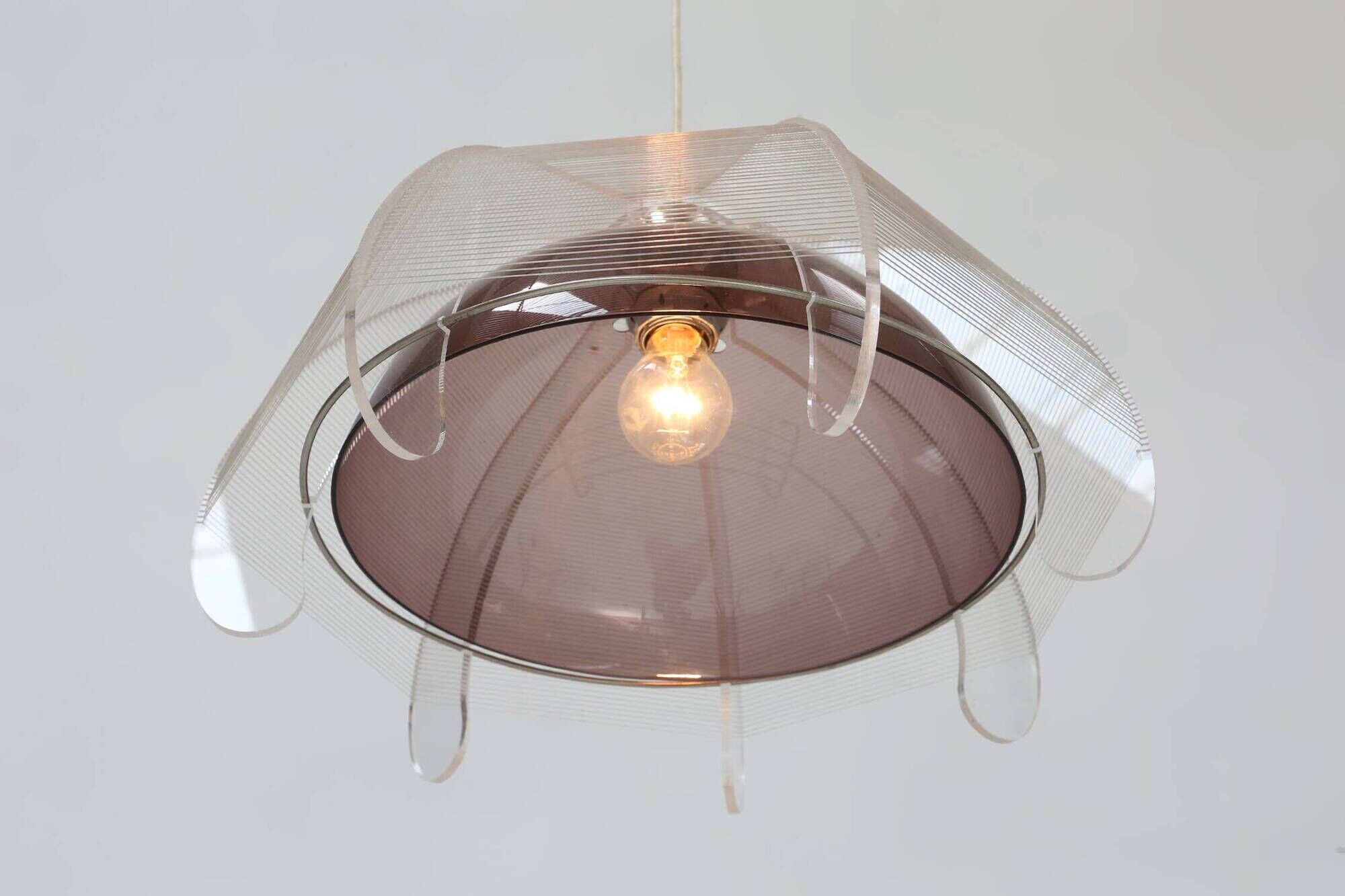 Wire pendant lamp by Paul Secon for Sompex, Germany, 1960s