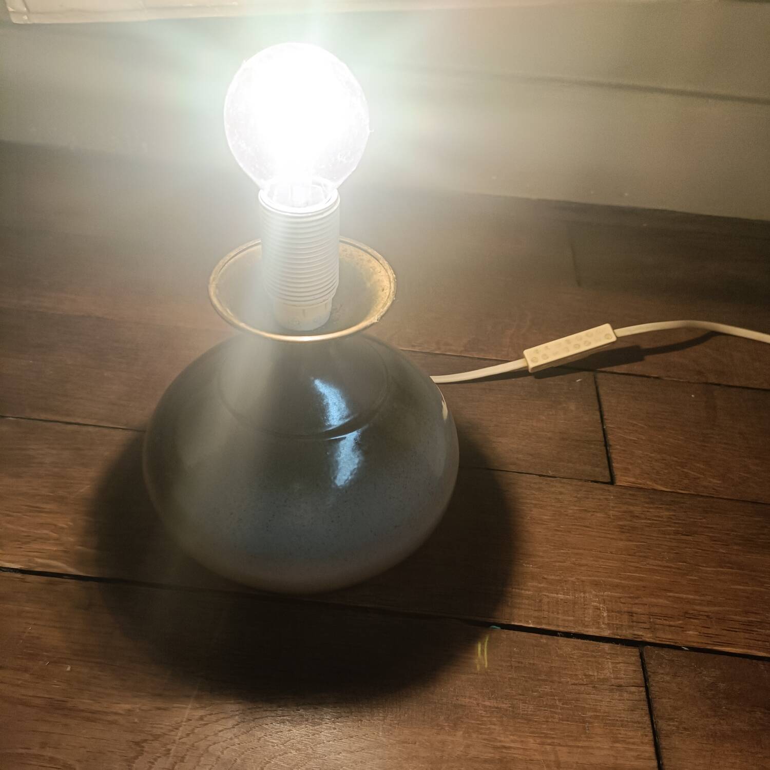 Ceramic lamp, flower