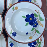 Gien - 6 assiettes creuses Tournefeuille