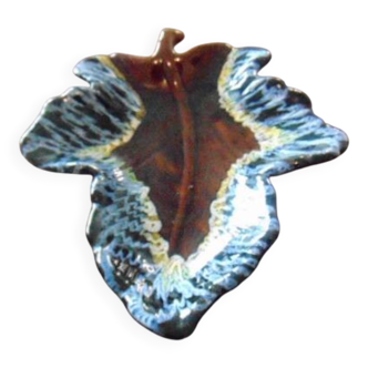 Vallauris Vintage Ceramics – Decorative Glazed Leaf
