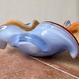 Vintage Blue Glass Bowl