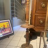 Lampadaire bois sculpté