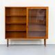 Danish Teak Cabinet with Glass Doors by Carlo Jensen for Hundevad, 1960s