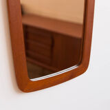 Rounded Scandinavian mirror 36x79cm