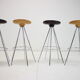 Set of Four Beech Jamaica Bar Stools by Pepe Cortés, 1990s