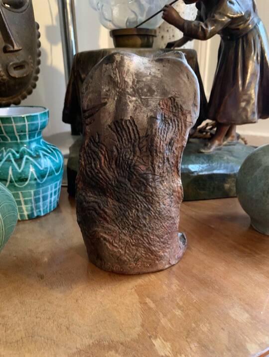 Ceramic soliflore - Brutalist - shaped piece