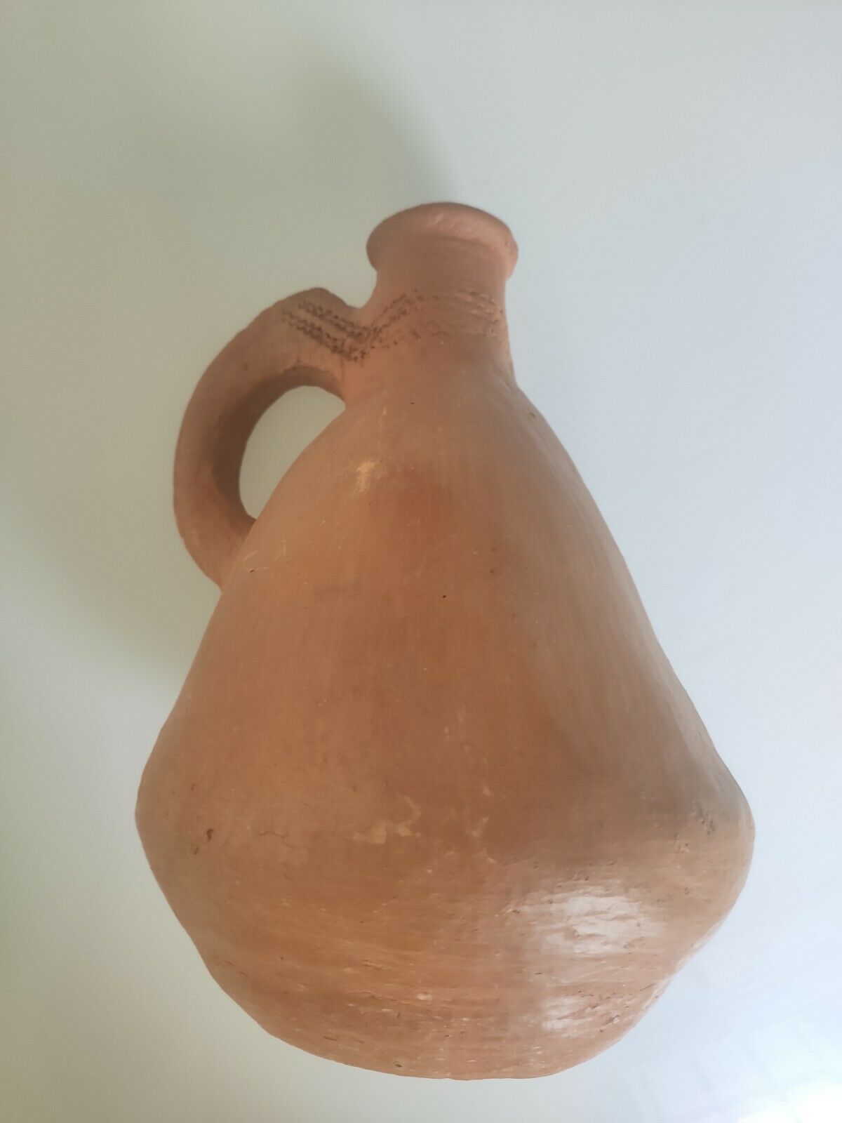 Homemade terracotta vase