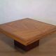 Table basse en bois de zebrano