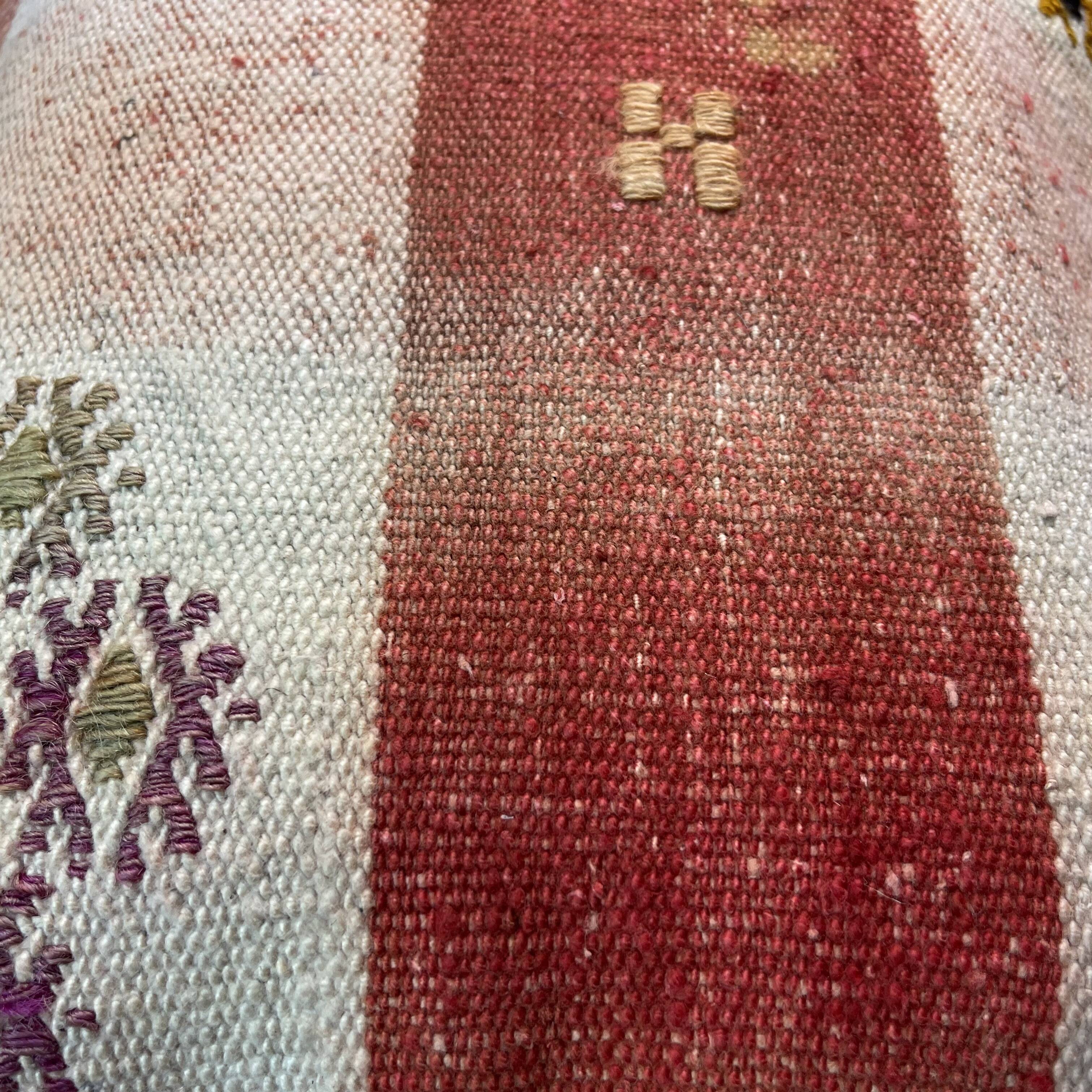 Housse de coussin kilim turc vintage 30x50cm