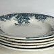 5 assiettes creuses en terre de fer