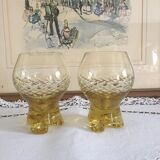 Glasses 1965-1970 in the style of Murano