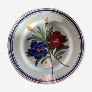 Floral decoration plate