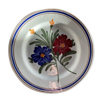 Floral decoration plate