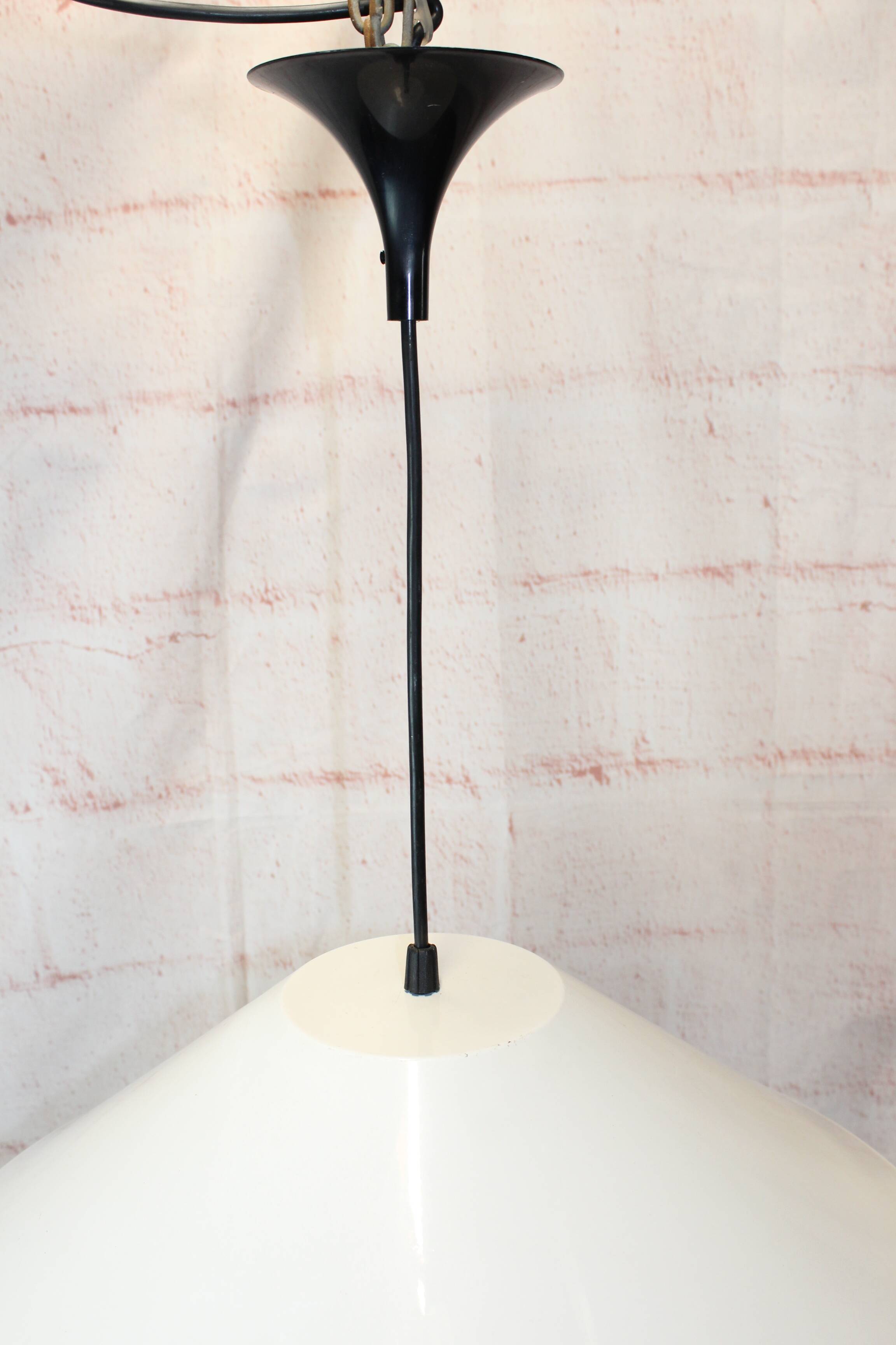 Vintage suspension lampshade lita france design 70