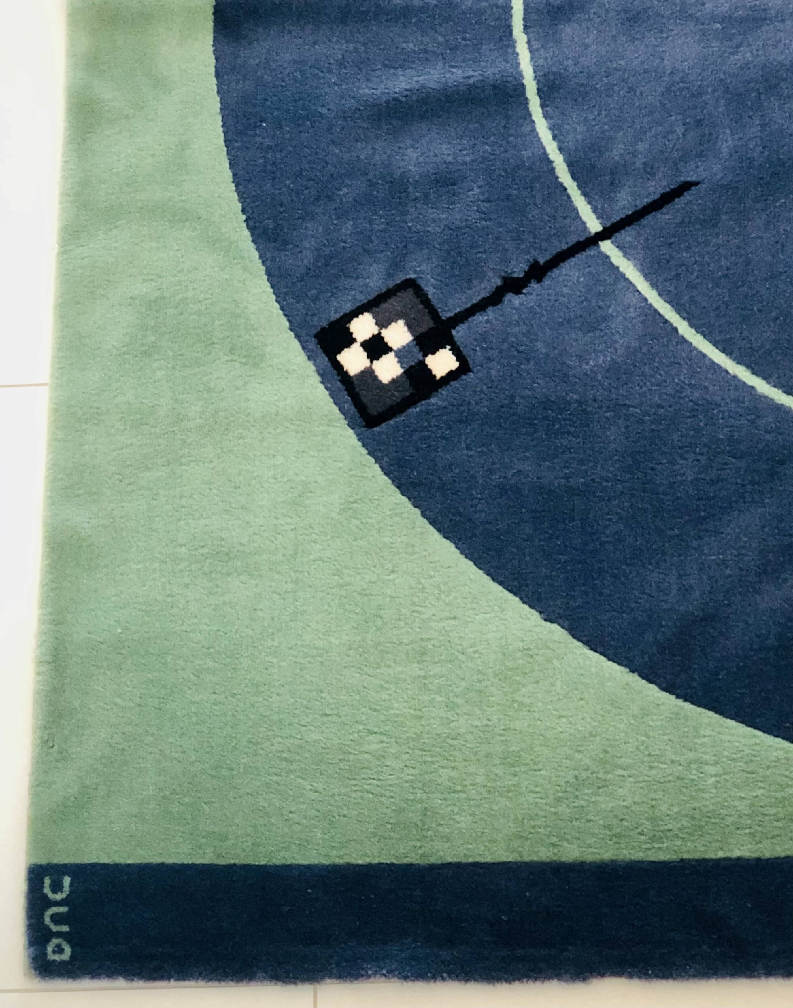 “Less is more” rug by C. Duc for Toulemonde Bochart, France 1980s