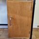 Vintage desk in metal and wood, 50s-60s