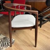 Kai Kristiansen Troja armchair in teak circa 1960.