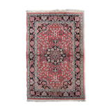 Vintage carpet Persian Tabriz Kashmir handmade 78cm x 129cm 1960s