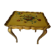 Side coffee table gilded wood decoration flowers year 60