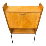 Vintage 1950s asymmetrical wall-mounted secretary desk