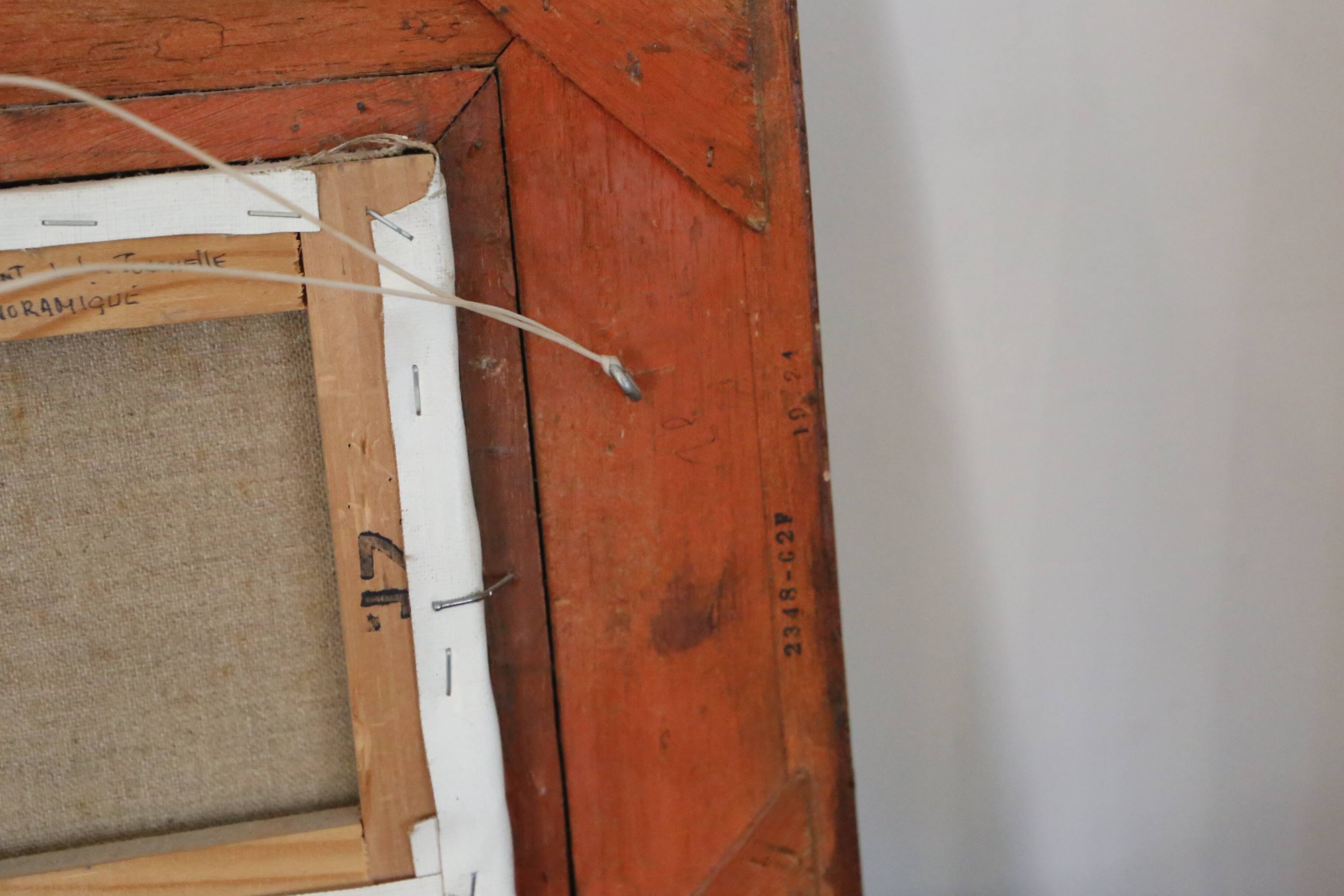 View of the Pont Tournelle, Paris, by Pierre Bouthinon, Oil painting