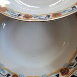 10 Art Deco deep plates MLV France