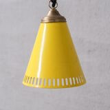 New Old Stock Mid-Century Metal Pendant Shade Lights (6 available)