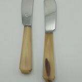 Twelve vintage butter knives