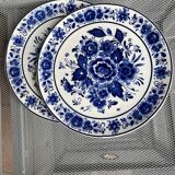 Plaque assiette antique bleu Royal Delft