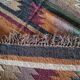 Tapis kilim en toile de jute et coton. 120cm x 190cm